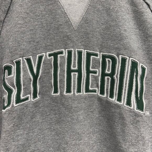 Harry Potter Universal Studio gray Slytherin Sweatshirt size S - Picture 2 of 11